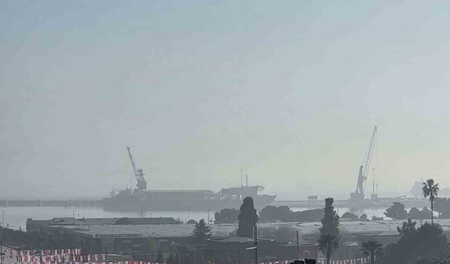 Samsun'da pus ve sis