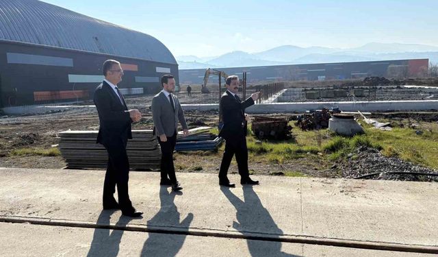 Samsun'da sanayi ve lojistik yatırımlarına yakın takip