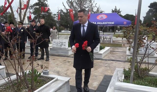 Şehitler Bafra'da dualarla anıldı