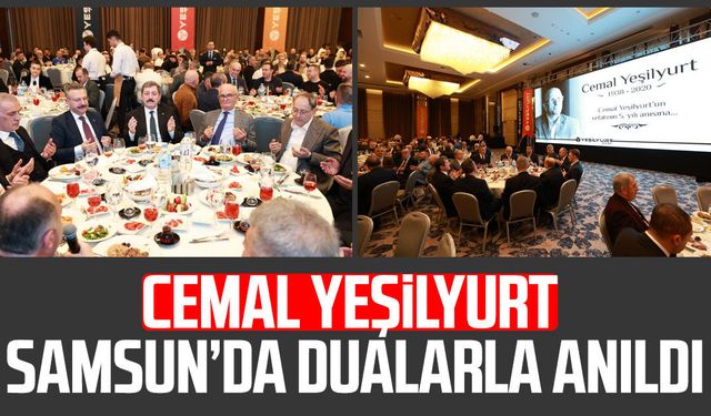 Cemal Yeşilyurt Samsun'da dualarla anıldı