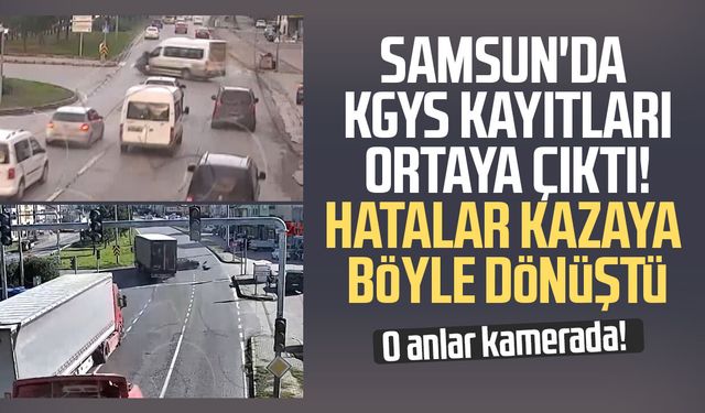 Kural ihlalleri kazalara yol açtı: O anlar kameraya yansıdı
