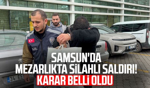 Mezarlıkta bir kişiyi silahla yaralayan şahıs tutuklandı