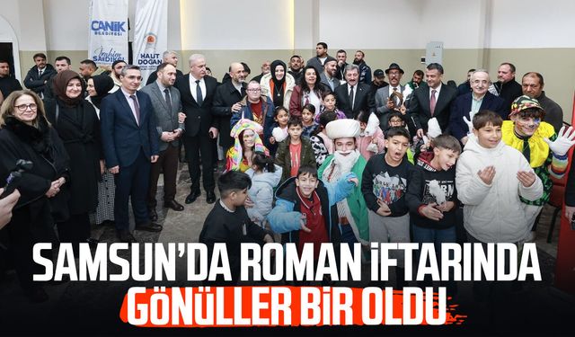 Samsun'da Roman iftarında birlik mesajı