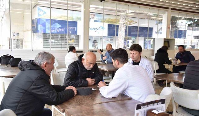 Atakum'da ücretsiz sağlık taramasına vatandaşlardan yoğun ilgi