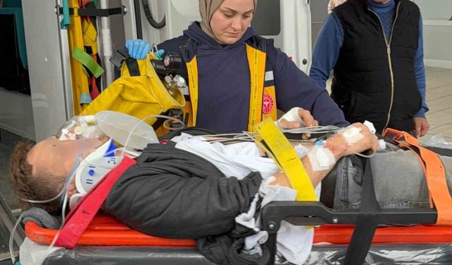 Ayvacık'ta patpat devrildi: 1 yaralı