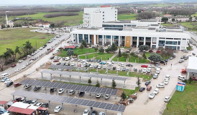 Bafra Devlet Hastanesi enerjisini güneşten sağlıyor: Günlük 50 bin TL tasarruf