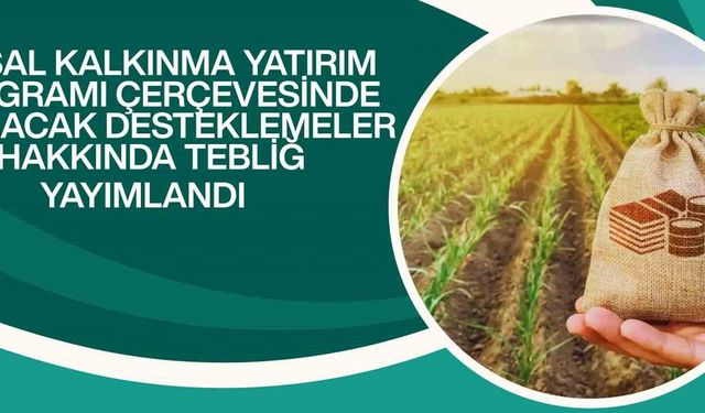 Kırsal kalkınma yatırımlarına yüzde 70'e varan hibe desteği