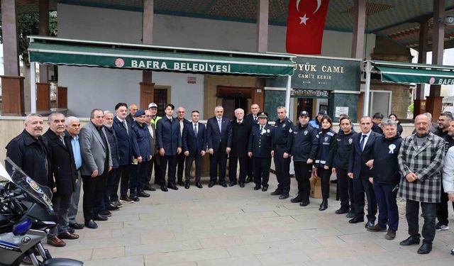 Polis Haftası: Bafra'da şehit polislere dua, vatandaşa bilgilendirme