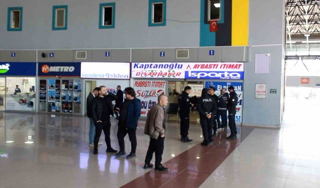 Samsun Otogarı'nda tahliye gerginliği