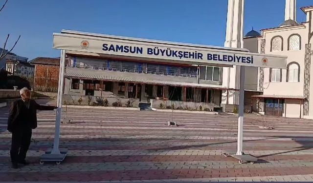 Tente hizmeti mahalleliyi memnun etti