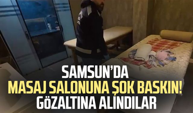 Masaj salonuna fuhuş operasyonu: 3 gözaltı