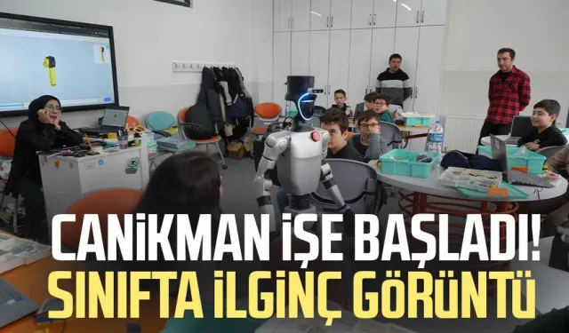 Türkiye'nin nüfusa kaydedilen ilk robotu şimdi de işe başladı