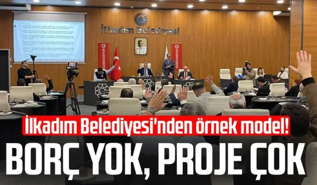 İlkadım Belediyesi'nden örnek model! Borç yok, proje çok