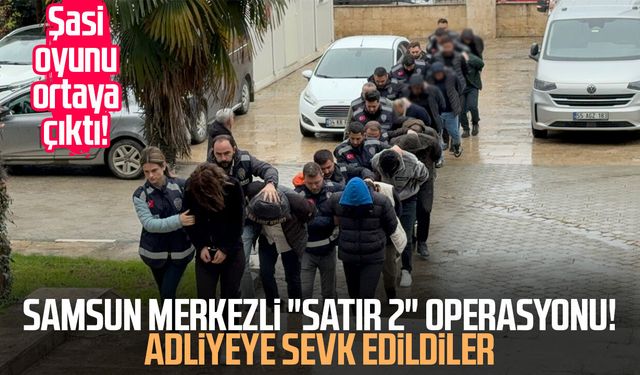 Milyonluk araç vurgunu operasyonunda yakalanan 30 kişiden 13'ü adliyeye sevk edildi