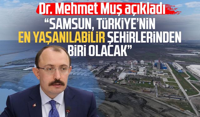 Samsun'a dev yatırım hamlesi! Dr. Mehmet Muş açıkladı