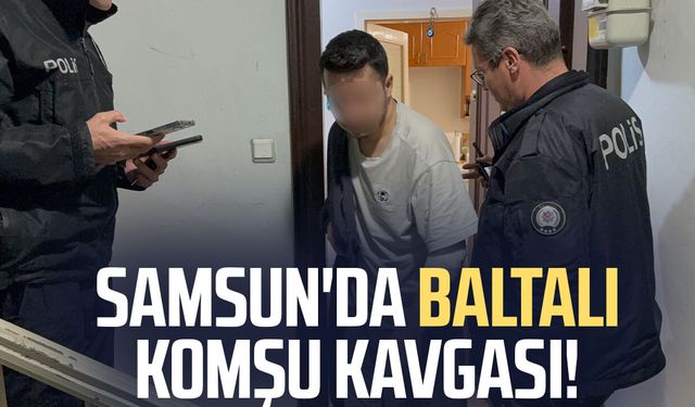 Komşusunun baltalı saldırısından babasını kurtardı, kendi yaralandı