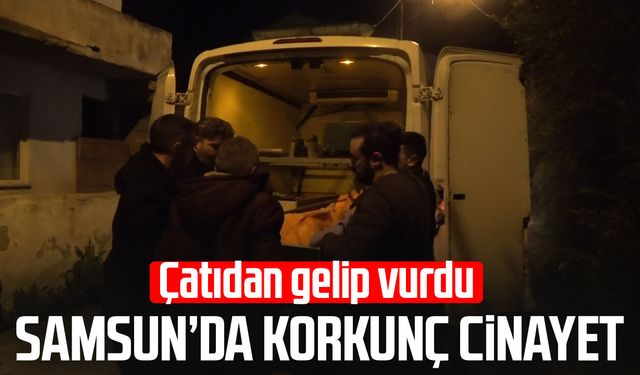 Bafra'da pompalı tüfekli saldırı: 1 ölü