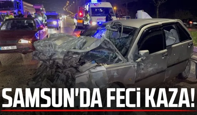 Samsun'da zincirleme trafik kazası: 6 yaralı