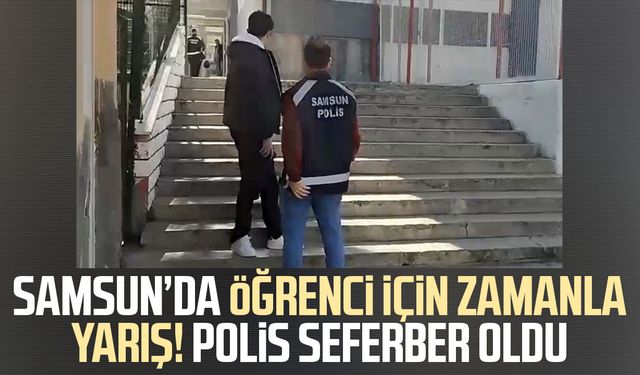 Zamanla yarışan polis kimliğini kaybeden öğrenciyi sınava yetiştirdi