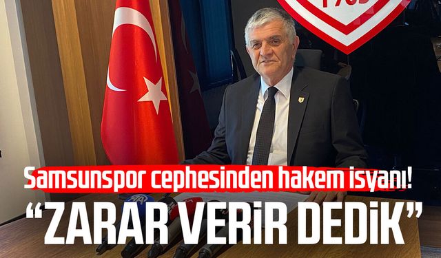 Samsunspor Basın Sözcüsü Suat Çakır: 'Hak ve adalet arıyoruz'