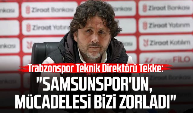 Fatih Tekke: 'Tur atlamak bizim için çok değerliydi'