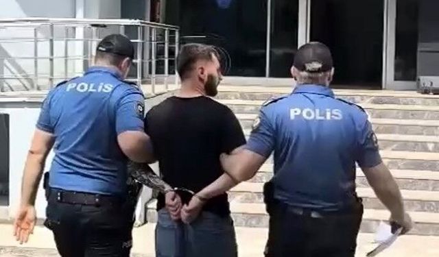 Alaçam'da cinayet hükümlüsü yakalandı