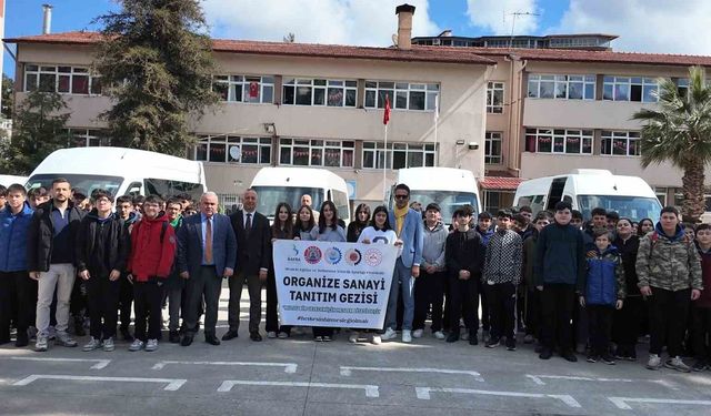 Bafra'da öğrenci ve veliler üretim alanlarını yerinde gördü