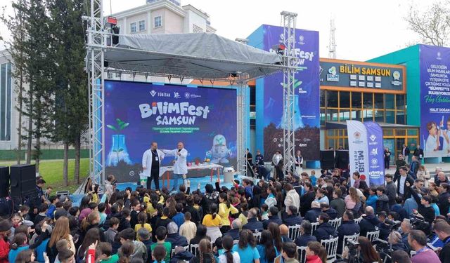 Bilimfest ile Samsun'da bilim ve teknoloji şöleni
