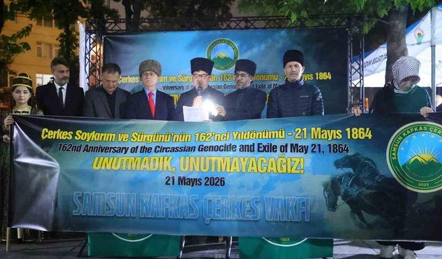 Çerkes Soykırımı ve Sürgünü'nün 162. yılı unutulmadı