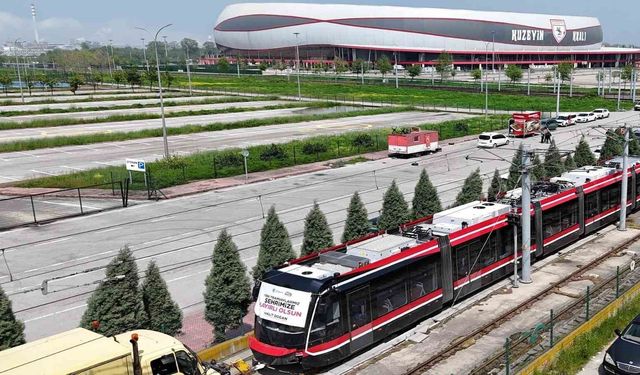 İlk yeni tramvay Samsun'da: Test süreci başlıyor