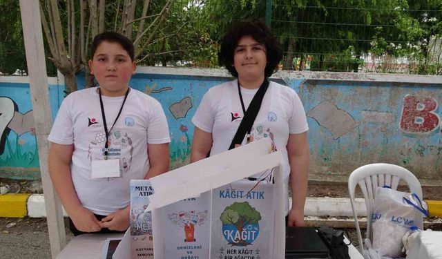 Ortaokul öğrencilerinden yapay zekâ destekli akıllı geri dönüşüm sistemi