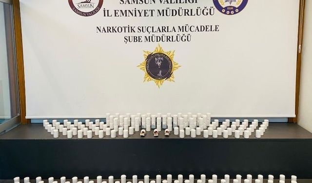 Samsun'da 10 bin uyuşturucu hap ele geçirildi