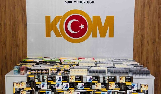 Samsun'da kaçak tütün mamülleri operasyonu
