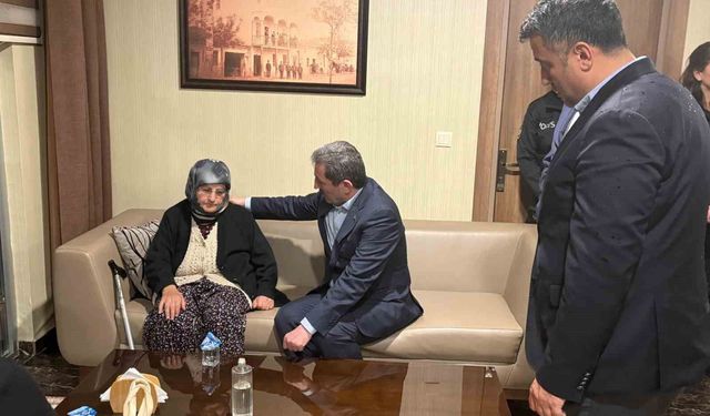 Şehit annesini Çorlu'ya vali ve başkan uğurladı