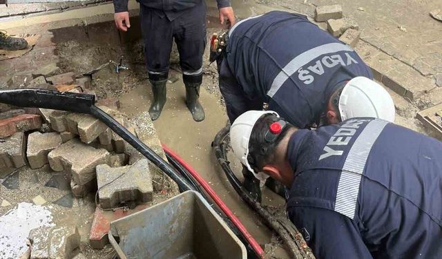 Selin vurduğu Havza'da elektrik dağıtım şirketinin çalışmaları kesintisiz devam ediyor
