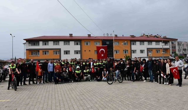 Vezirköprü'de motosiklet korteji