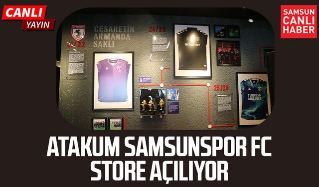 Atakum Samsunspor FC Store açılıyor