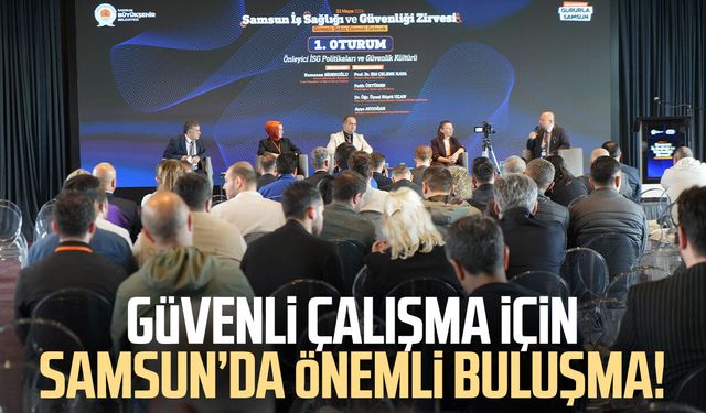 Samsun'da İş Sağlığı ve Güvenliği Zirvesi