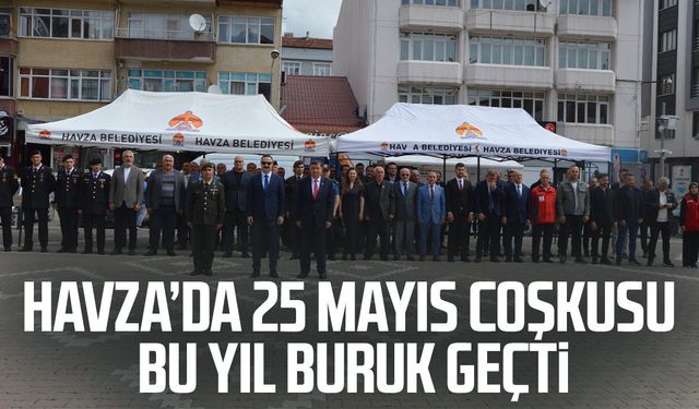 Havza’da 25 Mayıs coşkusu bu yıl buruk geçti