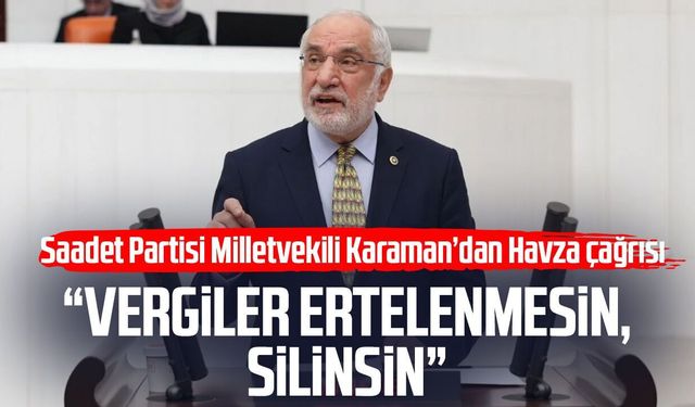 SP'li Mehmet Karaman’dan Havza esnafı için vergi çağrısı