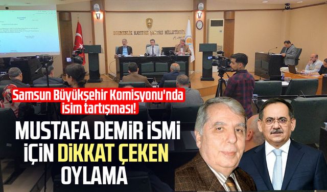 Eski başkanların ismi komisyondan oy çokluğuyla geçti
