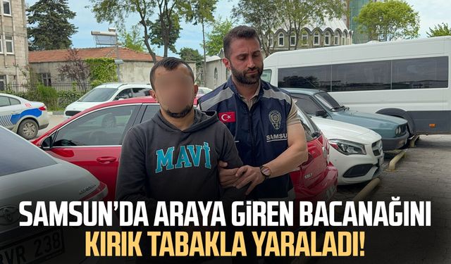 Eşine şiddet uygularken araya giren bacanağına tabak atıp yaralayan şahıs tutuklandı