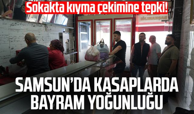Kasaplarda kıyma çekme telaşı başladı