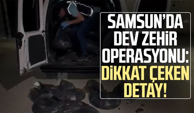Samsun'da 44 bin adet uyuşturucu hap ele geçirildi