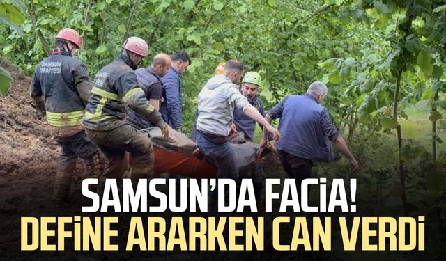 Define kazısı faciayla bitti: Göçük altında kalan şahıs hayatını kaybetti