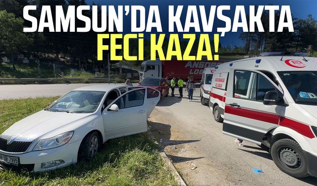 Samsun'da SUV ile otomobil çarpıştı: 1'i çocuk 2 yaralı