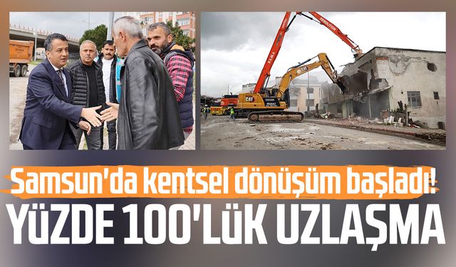 Samsun'da modern ve güvenli konut dönüşümü başladı