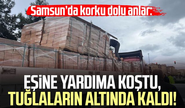Yaralanan eşini kurtarmak isterken kendisi de yaralandı