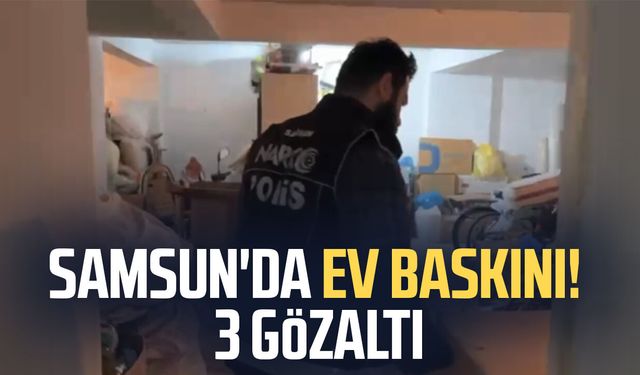Samsun'da narkotik operasyonu! 51 bin 800 hap bulundu