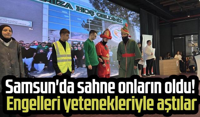 Samsun'da 'özel öğrenciler' etkin ve görünür bireyler olduklarını gösterdiler